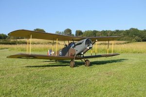 RC model of Bristol Fighter flow near Lingfield