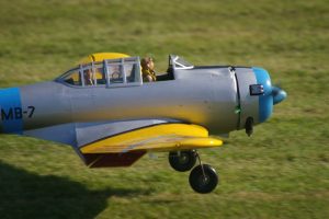 Radio controlled Douglas SBD Dauntless at TouchDown
